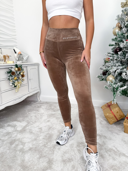 Fango welurowe legginsy Ola