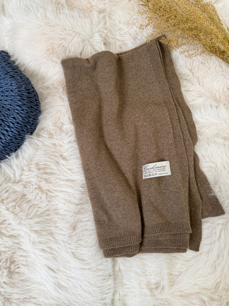 Fango z kaszmirem i wełną komplet czapka + szalik