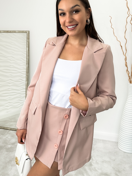 Brudny róż spódnico-szorty Jennifer