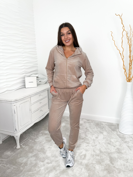 Fango komplet welurowy- bluza ze spodniami Evelyn