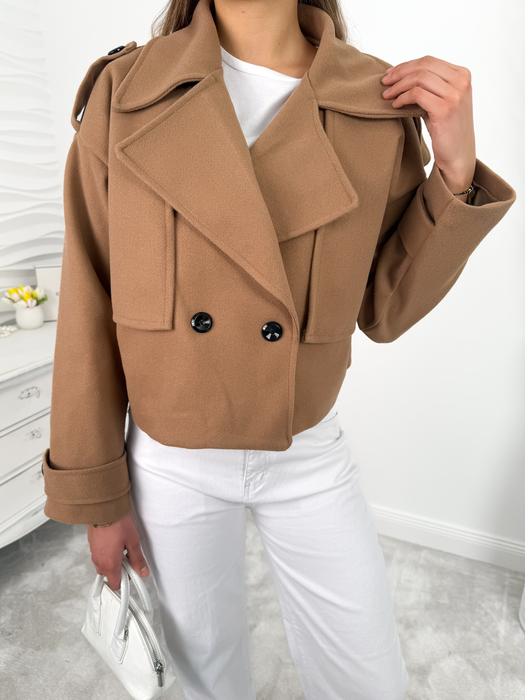 Camel krótki płaszcz Paris