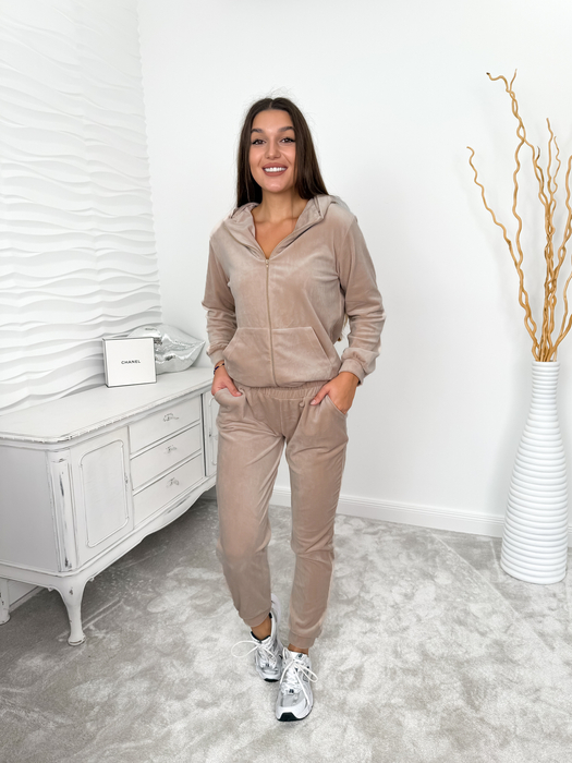 Fango komplet welurowy- bluza ze spodniami Evelyn