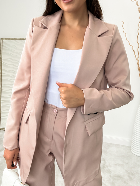 Brudny róż żakiet oversize Jennifer